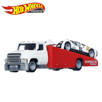 【正版授權】風火輪 PREMIUM 新運輸車組 #66 '66 保時捷 906 CARRERA 6 & CARRY ON 玩具車 Hot Wheels - 186204