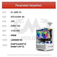 SKY - AOC PC Gaming Intel i5 9400F Fullset SSD 512GB RX580 GTX1650 RTX3050 WiFi Bluetooth Komputer G