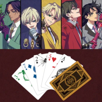 Anime HIGH CARD Finn Oldman Chris Redgrave Cosplay Poker Playing Cards Paper Board Games Props