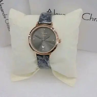 JAM TANGAN WANITA ALEXANDRE CHRISTIE PASSION ORIGINAL GREY ROSE GOLD ACRYLIC 2B74 AC 2B74 AC2B74 ACF
