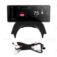 2023+ Tesla Model 3 Highland Carplay &amp; Auto Dashboard Touch Screen F62 Instrument Cluster Driver Display With Front Camera