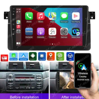 2DIN CarPlay Android Car Radio For BMW E46 M3 1998-2006 Car Multimedia Player 2din GPS Stereo Autoradio IPS Head Unit
