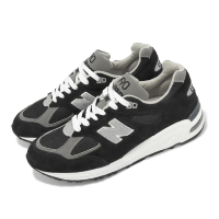 NEW BALANCE 休閒鞋 990 V2 男鞋 女鞋 黑 銀 麂皮 美製 反光 復古 運動鞋 NB 紐巴倫(M990BL2-D)