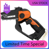 20V 5" Cordless Pruning Saw, One-Handed Mini Chainsaw Cordless 3.9 lbs., Electric Chainsaw 22 ft/s, Power Share Battery Chainsaw
