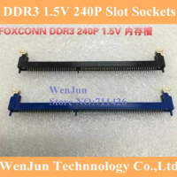 50pcs For Foxconn DDR3 1.5V Connectors Desktop Memory Slot Sockets 240PIN Nodel