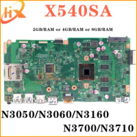 X540S Mainboard For ASUS X540SA X540SAA F540SA A540SA R540SA D540SA Laptop Motherboard N3050/N3060/N3150 N3700/N3710 2GB/4GB/8GB