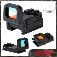 JH409 Mini Red Dot Sight Scope Folding Flip Up Reflex Airsoft Scopes Glock Pistol Opticsl Sights Sho