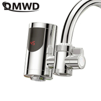DMWD rumah elektrik pemanasan segera pemanas air keran dengan cepat pemanasan panas sejuk dwi-a paparan LED untuk bilik mandi dapur