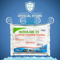 Phân Hủy Thức Ăn Dư Thừa NOVA NB 25 1KG Ổn Định Màu Nước Khử Khí Độc Giảm Mầm Bệnh