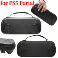 For Sony PS5 PlayStation Portal Storage Bag EVA Travel Carrying Case Shockproof Protective Cover for PS5 Portal Handheld Console