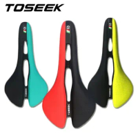 TOSEEK TOSEEK Mtb Saddle Ultralight Bicycle Seat Cushion Hollow Breathable Road Racing Cycling Bike 