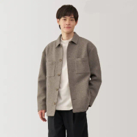 【MUJI 無印良品】男起毛彈性襯衫式外套(共4色)