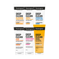 【Neutrogena 露得清】深層淨化洗面乳100g x6入(深層淨化/抗黑頭柔珠/保濕/透亮/抗痘/毛孔潔淨 6款任選)