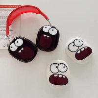 Funny emoticons suitable for Apple Airpods Max protective case, drop resistant and minimalist headphone case