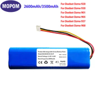 Free shipping 100% New 14.4V 2800mAh 3500mAh Robot Vacuum Cleaner Battery Pack for Ecovacs Deebot Ozmo 900 901 905 930 937