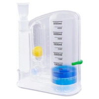 Breathing Trainer 5000ML Inhale Volume Measurement, Equipped With Ball Flow Rate Indicator