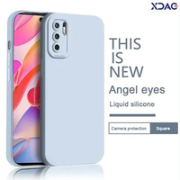 Prime Angel Eyes Phone Case for Redmi Note10 Note 10 Pro 10T Soft Liquid Silicone 10Pro 5G Camera Protection Original Back Cover