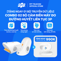 Combo 02 Máy đo đường huyết liên tục 3P(combo 02 bao gồm 01 Bộ truyền dữ liệu 3P và 02 Bộ cảm biến 3
