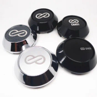 4pcs 68mm For ENKEI Car Wheel Center Hub Cap Cover 45mm Emblem Badge Sticker Auto Styling Accessories