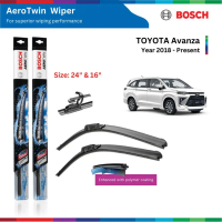 Bộ gạt mưa BOSCH AeroTwin 24 & 16 inch, Avanza đời xe 2018 đến nay, gạt nước TOYOTA Avanza