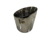 Universal Exhaust Stainless Steel Slant Single Tip Exhaust Tailpipe End Pipe Outlet 4\ Inch"