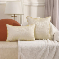 [HOT NYRD KHG 121 ] 1 Pc Solid Sofa Cushion Cover 30X50/45X45 Cm Cozy Home Office Throw Pillow Case