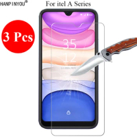3 Pcs/Lot New 9H 2.5D Tempered Glass Screen Protector For itel A49 A57 A58 A48 A26 A37 Play Protective Film + Clean Tools