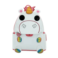 Loungeflyed Despicable Me 3 Minion Agnes Unicorn Style Student School Bag Casual Backpack Anime Kawaii Cartoon