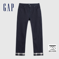 【GAP】男裝 直筒牛仔褲-深藍色(836345)