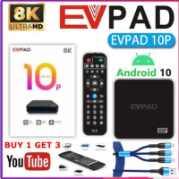 2024 EVPAD 10S,10P Newest Global AI TV Set Top Box , 2GB, 32GB,64GB, 10S, EVPAD 6P, Hot Sell In Asia Korea, Japan and USA