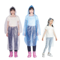 【Warm day life】2入組 卡片式雨衣 雨衣 一次性雨衣 輕便雨衣(壓縮雨衣 便攜式雨衣 卡片雨衣 拋棄式)