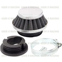 USERX Universal Motorcycle Air filter element intake pipe screw silver For ATV Scooter 33cc 43cc 47cc 49cc 50cc 52cc minimoto