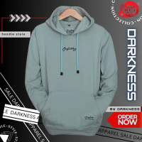 hoodie sweater keren aesthetic pullover hoodies kekinian warna hijau mint list emphaty jaket pria wa