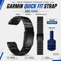 Tali Jam Garmin Descent MK1 MK2 MK2i MK3i 51mm - Strap Quick Fit Stainless Steel 26mm QFS