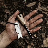 小工具 ● 戶外 打火石野營裝備野外末日生存求生小工具鎂棒取火器木柄打火棒
