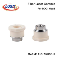 LUSAI For BOCI Laser Ceramic Body Dia.41mm M11 Nozzle Holder Ring for High Power Fiber Cutting Head BLT420 BLT641