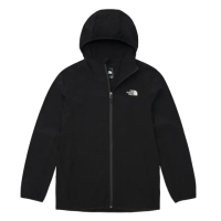 【The North Face】TNF 北臉 防風防潑水防曬連帽外套M NEW ZEPHYR WIND JACKET-AP 男女 黑色(NF0A7WCY4H0)