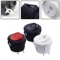 2 unit suis beralun bulat 12V (ON/OFF), 2 pin SPST untuk lori pangsapuri dan karavan