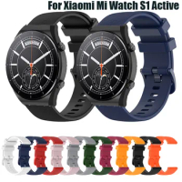 Carbon Fiber Silicone 20mm 22mm Strap For Xiaomi Mi Watch S1 Active Band For Garmin Venu 2 Mibro Air lite Bracelet Wristband