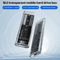 เคสโปรโตคอล, M.2 NVME, PCIe NGFF SATA, USB โปรโตคอลใส, 10Gbps, PCI-E, เคสถอดออกนกล่องฮาร์ดดิสก์, เข้