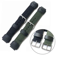Sports Nylon Strap Pin Buckle Men Women Soft Watchband Watch WristBand for Casio AE-1200WH AQ-S810W MRW-200H Watch Accessories