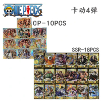 Kadong 4 One Piece Cp-Sr-Ssr-Ur Series Anime Characters Yasopp Marshall-D-Teach Bronzing Color Flash Collection Card Cartoon Toy