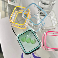 Luminous Transparent Cover for Apple Watch band 49mm 40mm 44mm 45mm 41mm 38mm Protector Case For iwatch serie ultra 8 7 6 SE 5 3