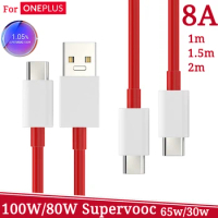 Oneplus 11 10 Pro Open Supervooc Cable Original 100W 80W 65W Warp Charge Usb Type C Fast Charging Cabo One Plus Nord 2T 9RT 9 8T