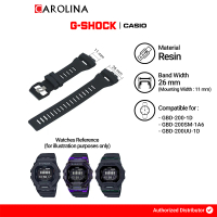 Tali Strap Casio G-Shock GBD-200 / GBD-200SM / GBD-200UU 26mm Black Resin 10631654 Watches