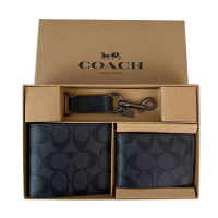 COACH Coach Boxed 3 IN 1 Wallet Gift In Signature Canvas
