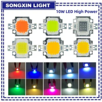 10PCS 10W white/warm white/Red/green/blue/yellow Led chip 10w Lamp beads 10W chip led 10W LED chip Integrated High power