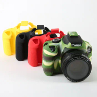 Soft Silicone Armor Camera Body Case For Canon EOS 200D 200DII 3000D 4000D 1500D 1300D M50 M50II M100 M200 Shockproof Cover