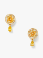 ต่างหู FRESH SQUEEZE MINI DROP EARRINGS KC868 สีเหลืองมัลติ