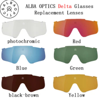 ALBA OPTICS Delta/Stratos spare lens Outdoor sports polarized lenses Cycling Sunglasses Photochromic Lenses Multi-color optional